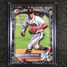 2025 Bowman Baseball JOSE PERDOMO Base Prospect Black Pattern 6/10 #106