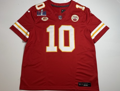 XL Isiah Pacheco #10 Vapor FUSE Super Bowl LVIII 58 Jersey Chiefs Authentic - Picture 4 of 17