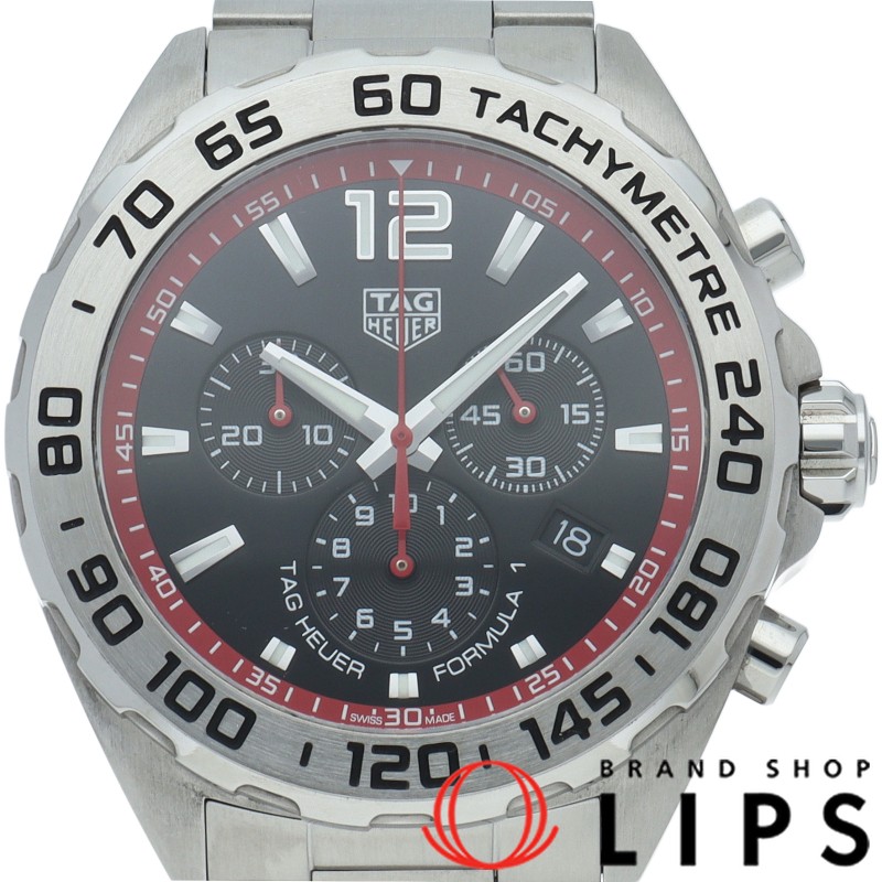 TAG Heuer Formula 1 Chronograph CAZ101Y Black Stainless Steel Men's Watch with Box & Card