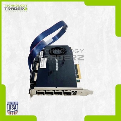 NT40E3-4-PTP Napatech SmartNIC 4x SFP+ 10Gbps Packet Analyzer Card W/ 1x Cable