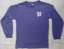    Trader Joe's Purple Hibiscus Graphic Employee Long Sleeve T-Shirt Unisex S   