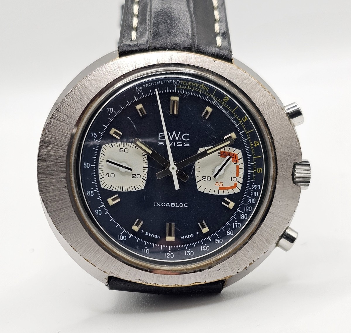 BWC Swiss Chronograph 951014 Valjoux 7733 1970