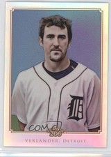 2010 Topps Chrome Topps 206 Chrome Refractor 131/499 Justin Verlander #TC10 0e2