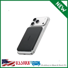 Anker Nano Power Bank, Ultra-Slim 5,000mAh Magnetic Battery Pack, Qi2 Certified