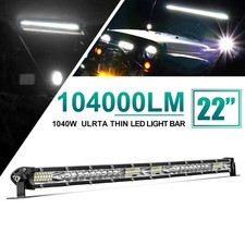 7 14 20 26 32 50 Slim Led Light Bar Spot Flood Combo Offroad Driving Truck Suv