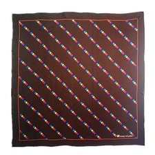 Vintage 100% Silk Scarf 33 /85CM Square Wrap ...