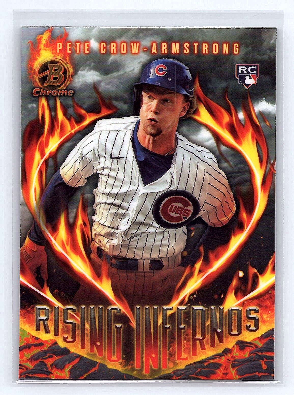 Pete Crow-Armstrong 2024 Bowman #RI-4 Rising Infernos Rookie *mv