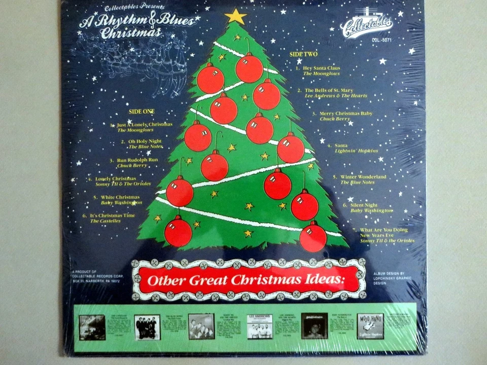 VA – Collectables Present a R&B Christmas w Lightnin' Hopkins Chuck Berry Mint - Image 2 of 4