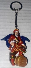 Vintage Captain Morgan Rum Pirate Key Chain Spiced Keychain Promo Swag