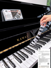 Piano Key Labels, Piano Note Stickers Removable for 88/76/61/54/49/37 Keyboar...