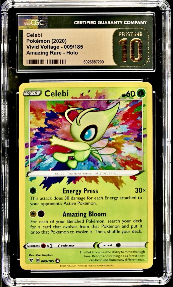 Pokémon Amazing Rare Complete Set CGC Pristine 10 Vivid Voltage