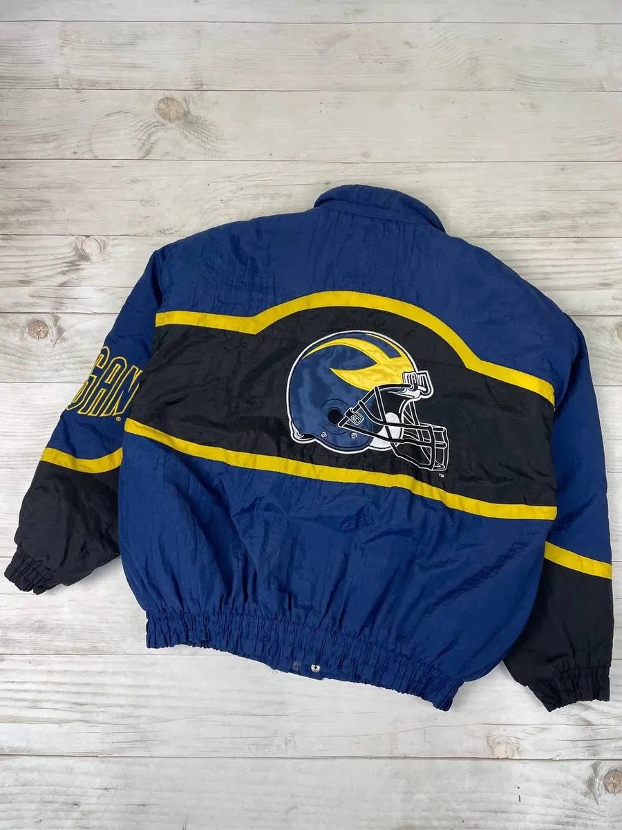 Vintage Starter Michigan Wolverines NFL Bomber Jacket 90s Men SIze