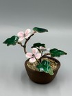 Vtg Bovano of Cheshire Enamel Copper Cherry Blossom Flower Bonsai Sculpture 4" — photo 8