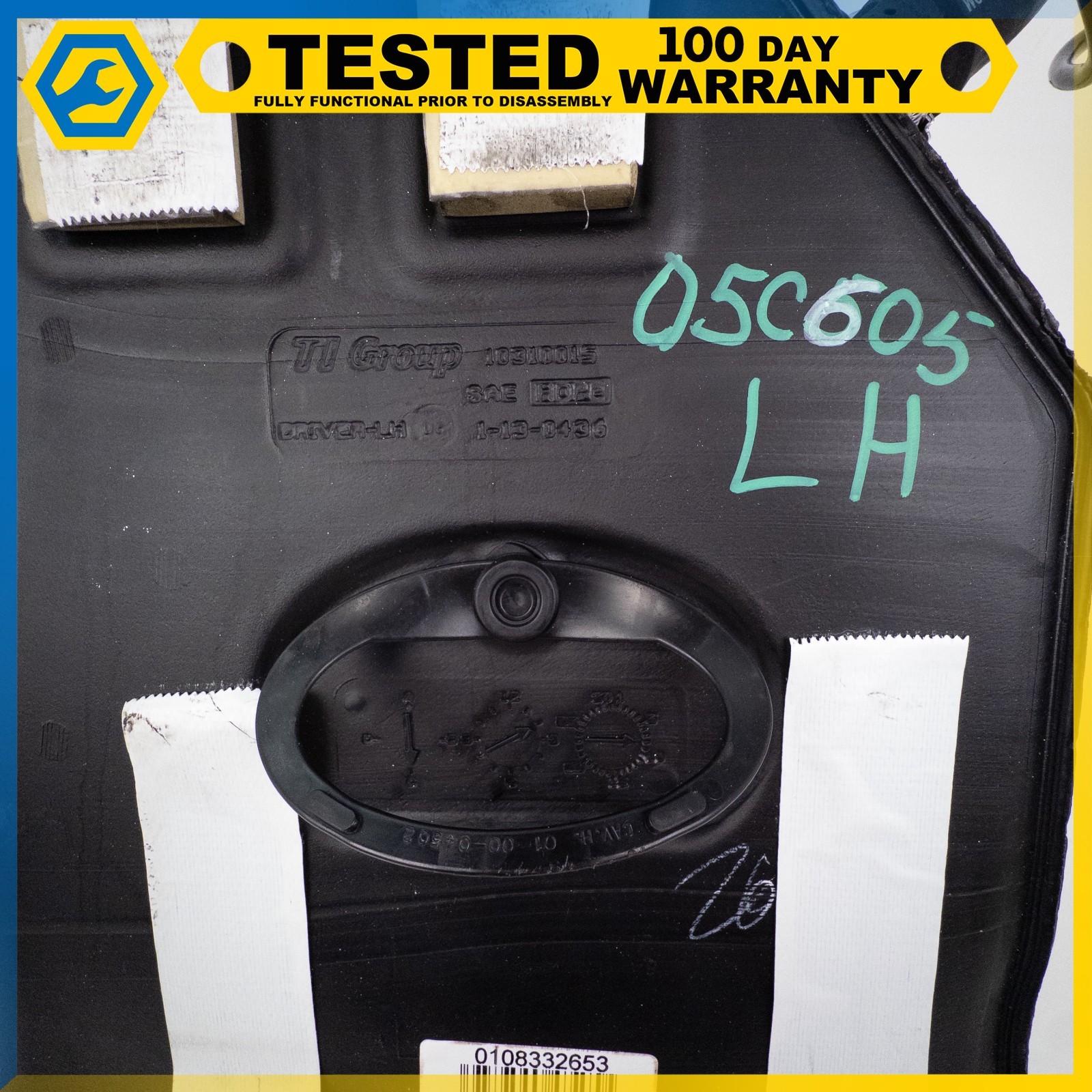 05-13 CHEVROLET CORVETTE C6 XLR REAR LEFT DRIVER SIDE GAS FUEL TANK RESERVOIR OE