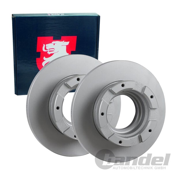 2X JP Group Bremsscheiben Ø288Mm Voll Hinten Passend FüR Ford Tourneo Transit-image