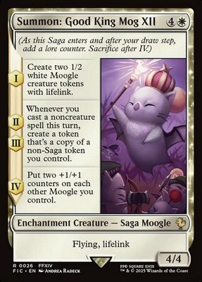 MTG I Summon: Good King Mog XII I Final Fantasy Commander I FIC 0036 I NM I ENG
