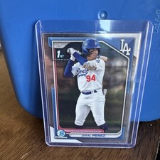2024 Bowman Chrome - Prospects Jeral Perez #BCP-158 (RC)