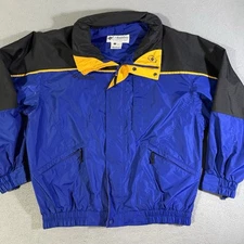 Vintage Columbia Sportswear Company Bugaboo Blue Yellow Black Mens Large Jacket