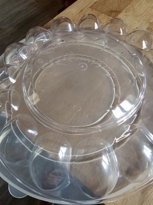 Servierplatte Plastik EIER