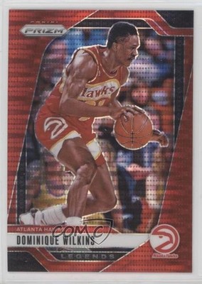 2024-25 Panini Prizm Legends Red Pulsar 47/75 Dominique Wilkins #282 HOF 0zu6
