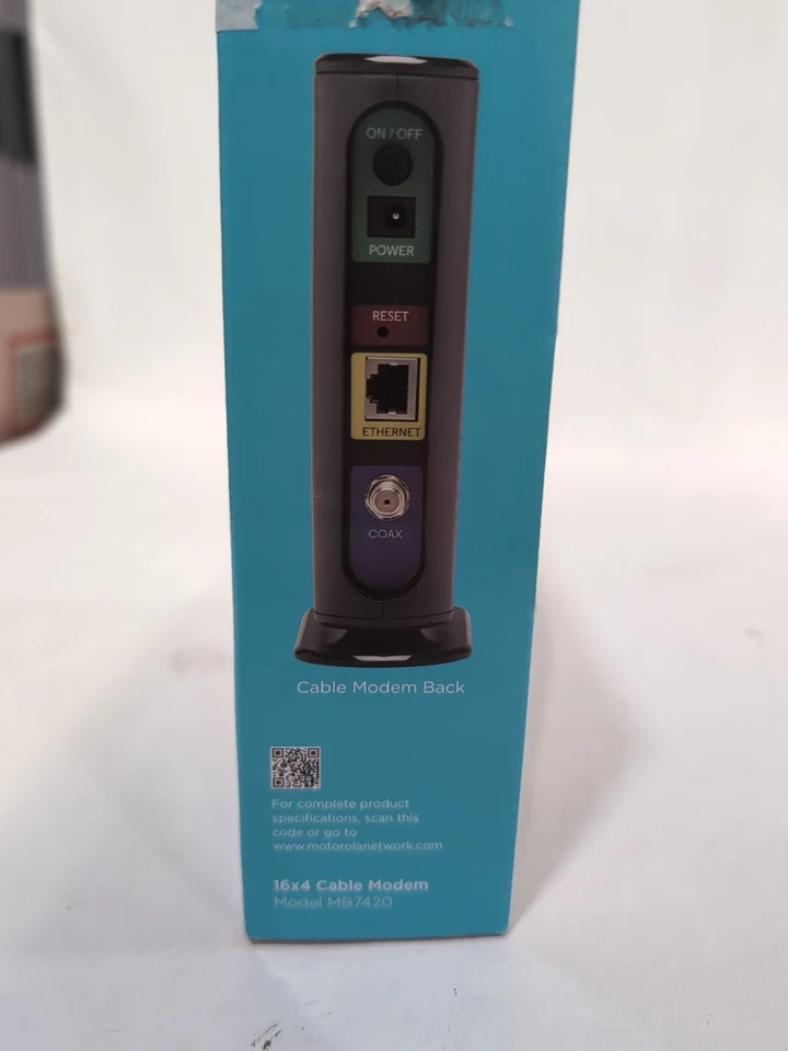 Motorola MB742010 686mbps DOCSIS 3.0 Cable Modem Brand New  - Image 3 of 3