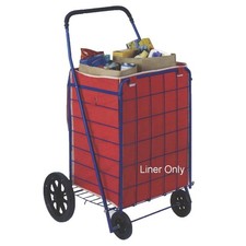 Utility Folding Shopping Cart Liner Privacy Top Cover Water Resistant Fastens...