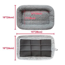 Cat Bed for Kitten Cosy Soft Small Pet Cushion Washable Bed ( 15'' X 10'')