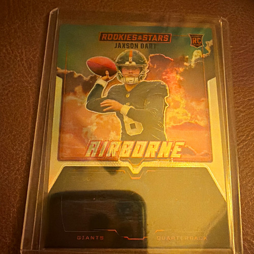 2025 Panini Rookies & Stars - Jaxson Dart Giants Airborne Prizm RC #30
