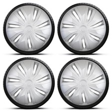 4x Silver 16" Inch Deep Dish Van Wheel Trims Hub Caps For Vauxhall Combo