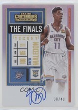 2020-21 Panini Contenders Rookie Finals Ticket 30/49 Theo Maledon #118 Auto 0so2
