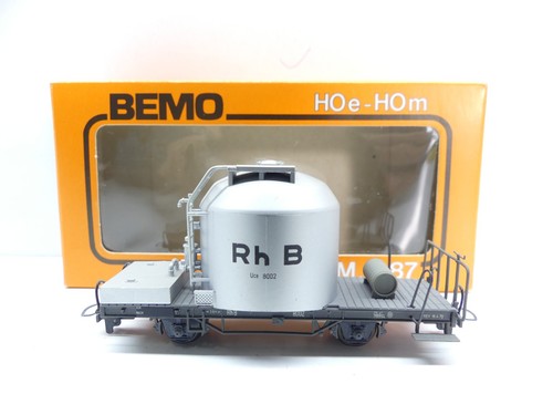 Bemo H0m 2052 Zementsilowagen Uce8002, RhB, DC, TOP in OVP #64337 | Zustand: Gebraucht