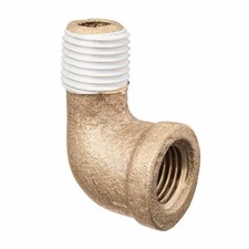 90 Degrees  Street Elbow Brass Brass Class 125 Pipe Fittings, 1/8 In Female Npt