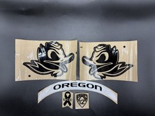 Oregon Ducks Football Helmet Black Decals Full Size Herbert Mariota