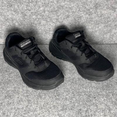 Skechers Flex Lite Sneaker schwarz Damen UK 7 leichte Wanderschuhe
