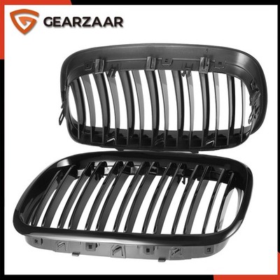Sport Frontgrill kompatibel mit BMW E70 E71 E72 ABS-Kunststoff Links Rechts