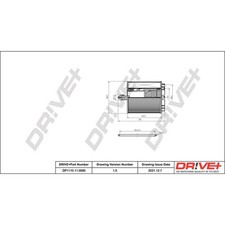 ORIGINAL® Dr!ve+ Ölfilter für Opel ZAFIRA / ZAFIRA FAMILY B ASTRA G CC ZAFIRA