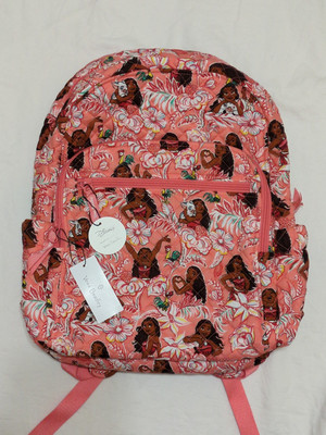 Vera Bradley Disney Moana Adventure Campus Backpack NWT All Over Print New