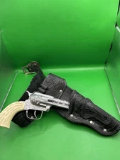 Vintage Pony Boy Toy Cap Revolver Guns/Pistols Die Cast With Holster