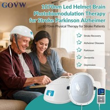 1070nm Brain Stimulation Physiotherapy Helmet NIR Light Therapy For Anxiety PTSD