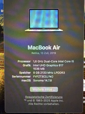 MacBook Air Retina 13 Zoll 2019 