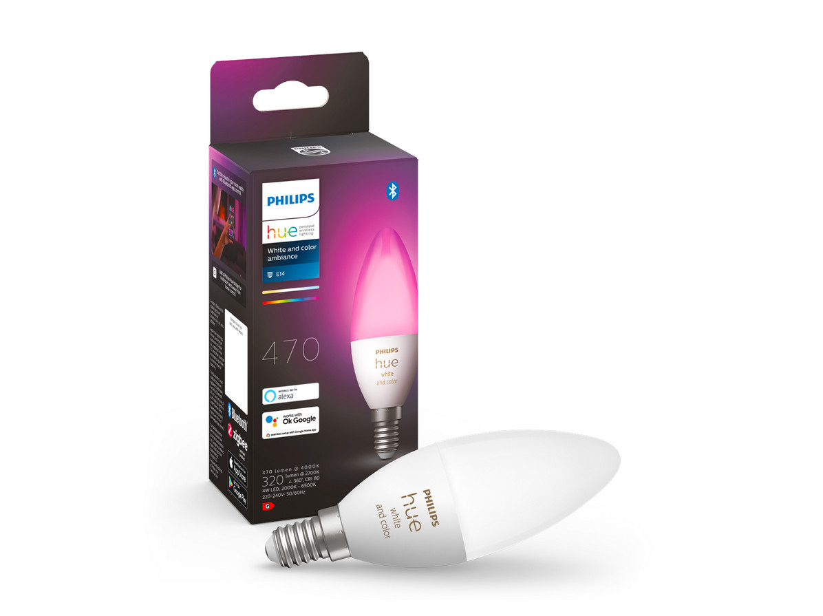 Philips Hue - Led Kerze E14 Bt 5,3W 470Lm White Color Ambiance - Bild 2