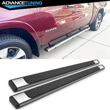Fits 19-25 Ram 1500 Crew Cab OE Style Chrome Side Step Nerf Bar Running Boards