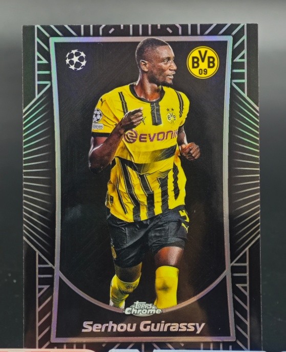 Serhou Guirassy 2024-25 Topps Chrome UEFA Shadow Etch #SE-6