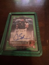 2025 Bowman Draft - Mega Box Chrome Prospect Autographs Caden Bodine Green /99