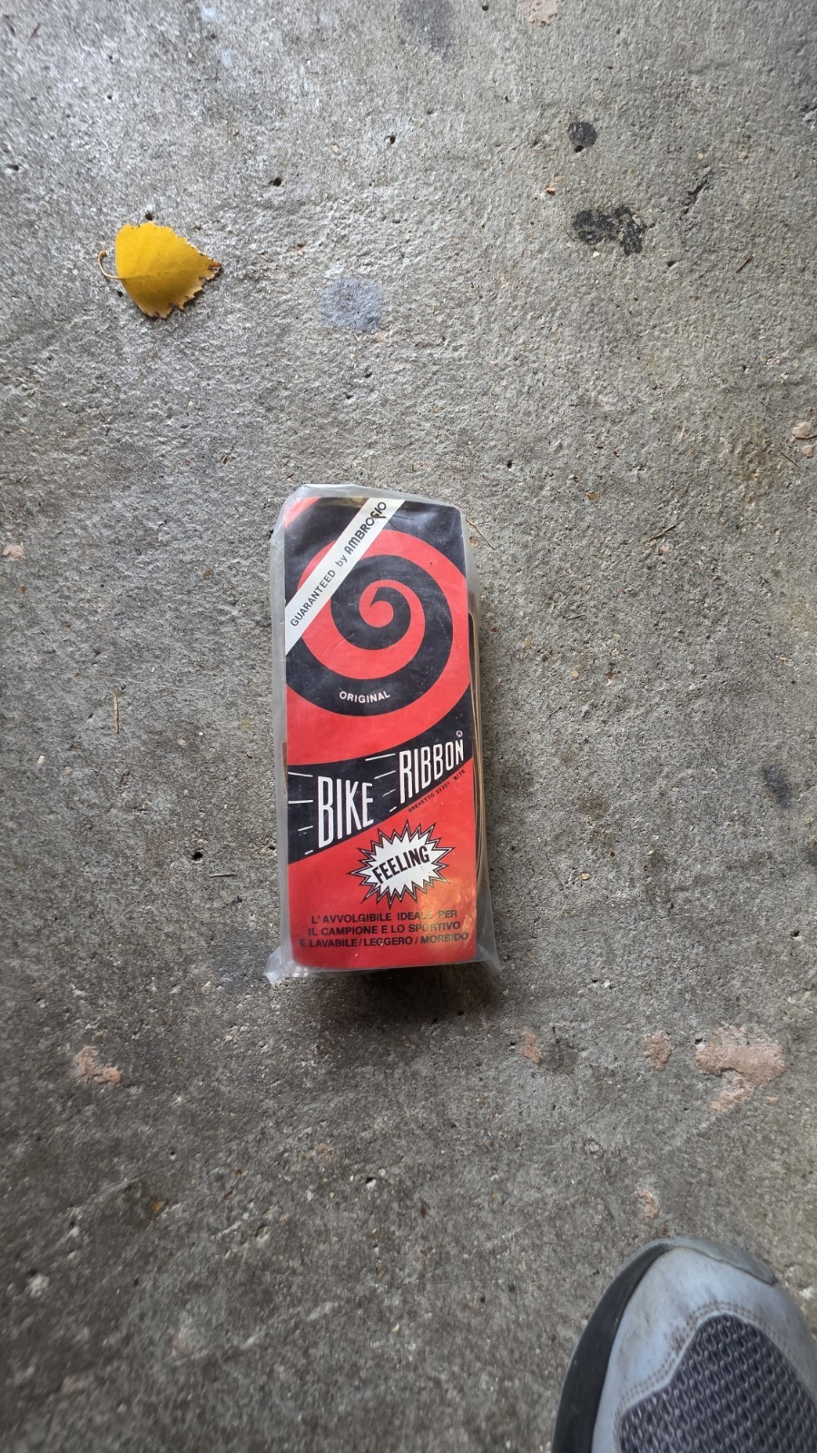 Ambrosio Bike Ribbon Feeling NOS/NIB Handlebar Tape - Tan Leather Look VTG