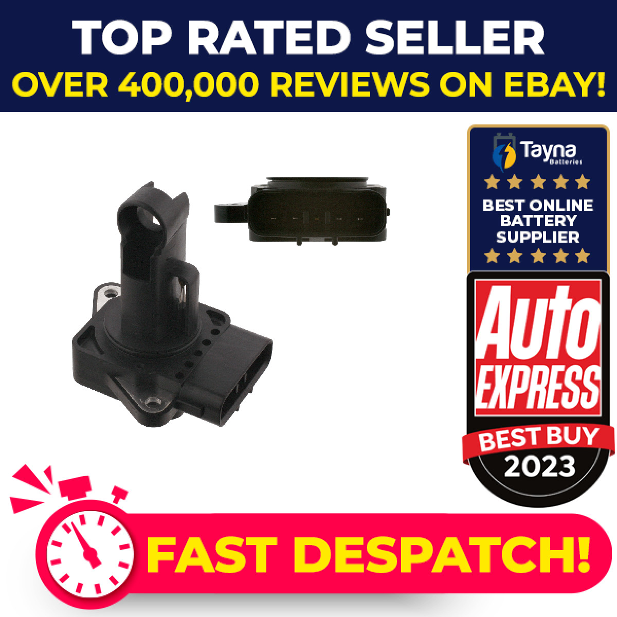 Air Mass Sensor fits LEXUS IS300 Mk1 3.0 01 to 05 2JZ-GE Flow Meter 2220422010