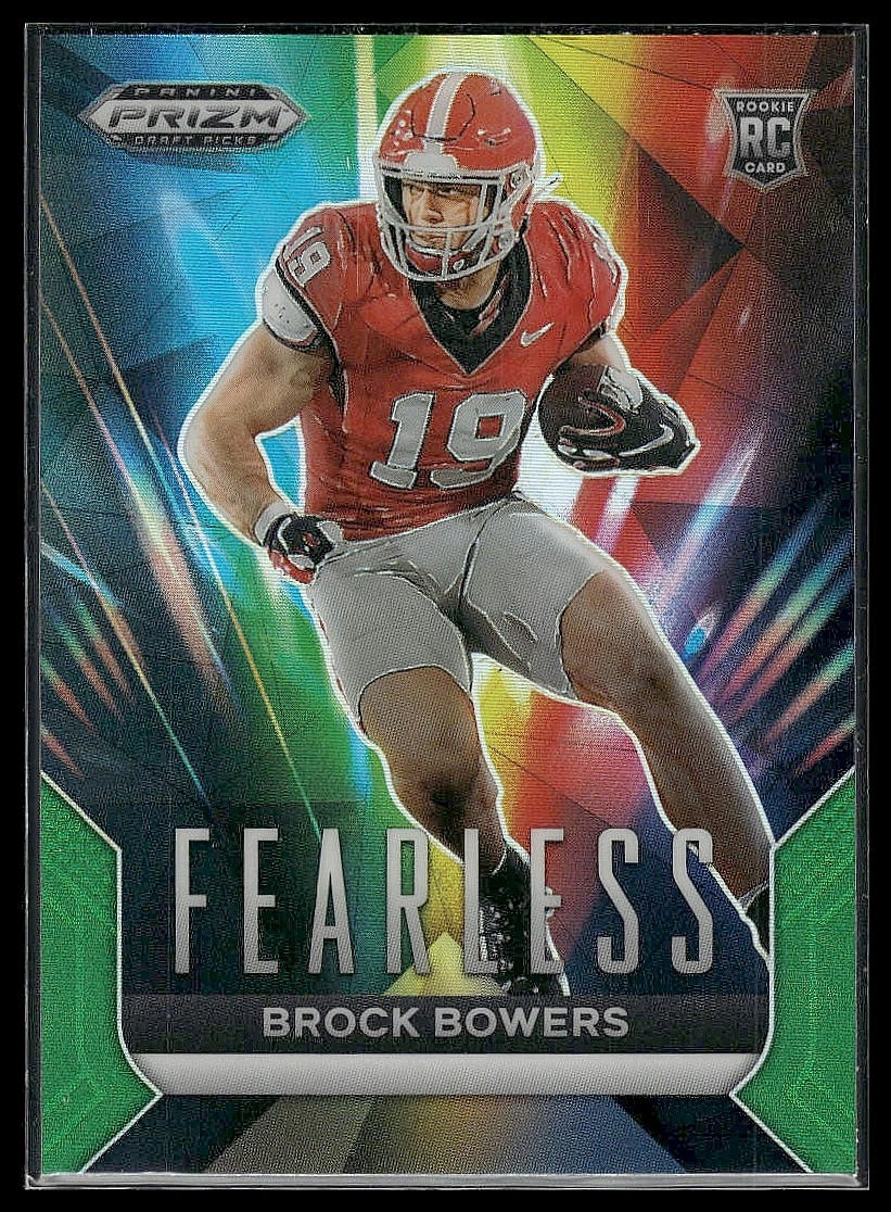 2024 Panini Prizm Draft Picks #F-BB Brock Bowers Fearless Green