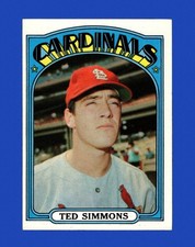 1972 Topps Set-Break #154 Ted Simmons EX-EXMINT *GMCARDS*