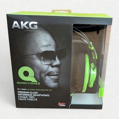 AKG Q701 Ohrmuschel Quincy Jones Offener Studio Referenz Kopfhörer Grün