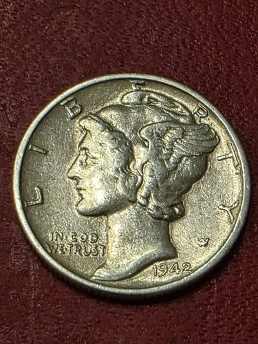 1942 P Mercury SILVER Dime   FINE /VERY FINE HIGH GRADE  Condition  SILVER COIN